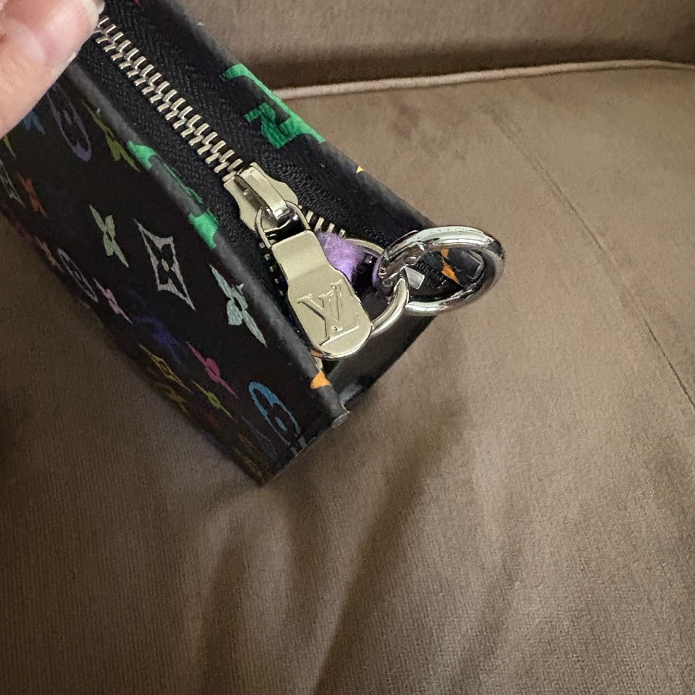 Authentic Louis Vuitton Takashi Murakami Black Multicolor Toiletry Pouch - Picture 6 of 10